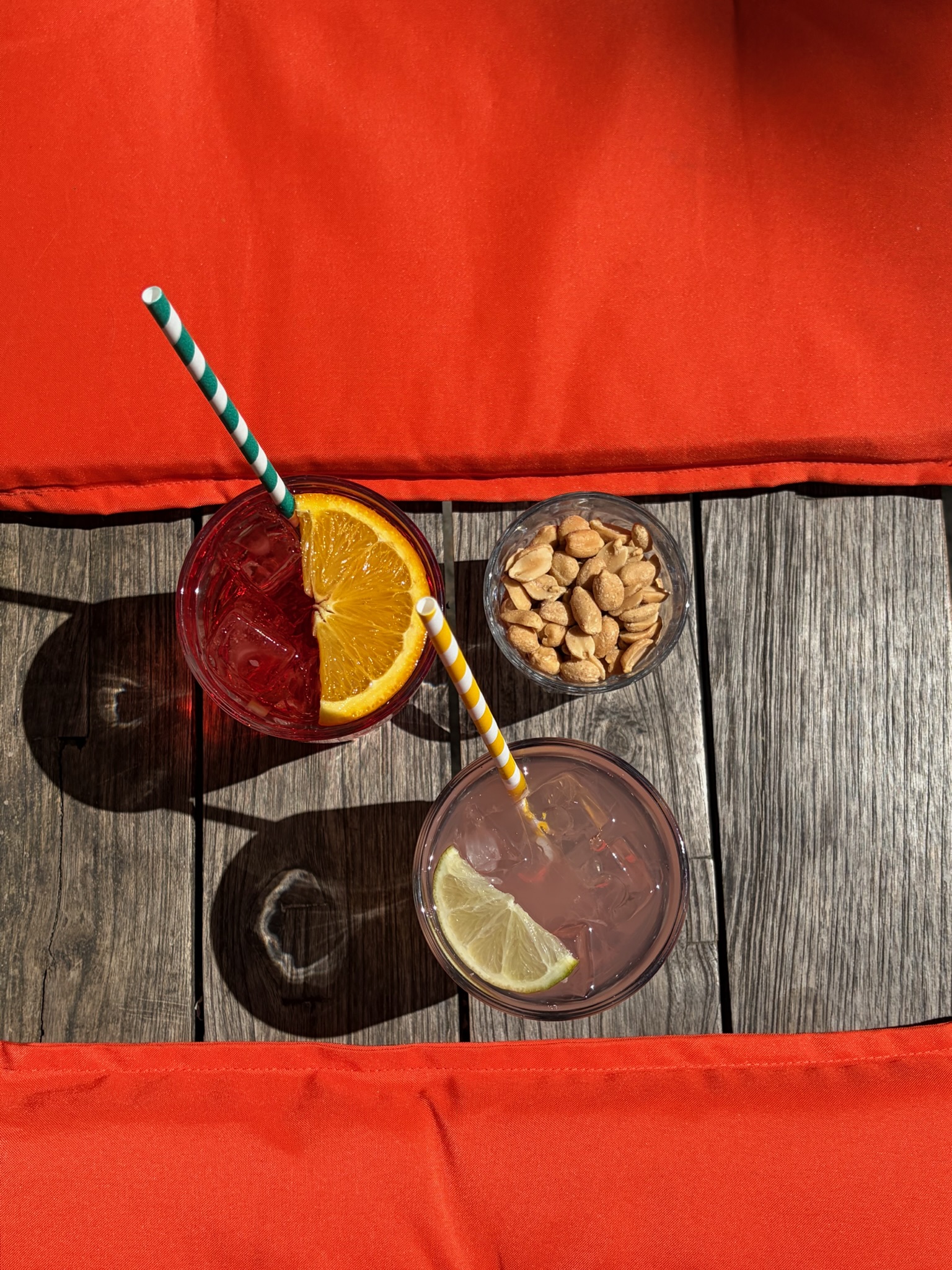 Longdrinks im Café August